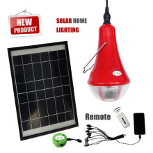 Portable solar home light with 3 led lamps,indoor solar lights for home lighting